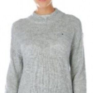 𝅺PINK Tartan Sweater Dress Tunic BNWT Sz Small Gray